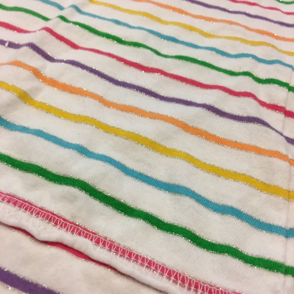 Rainbow Multi Stripe Justice Short Sleeved Shirt - Picture 3 of 4